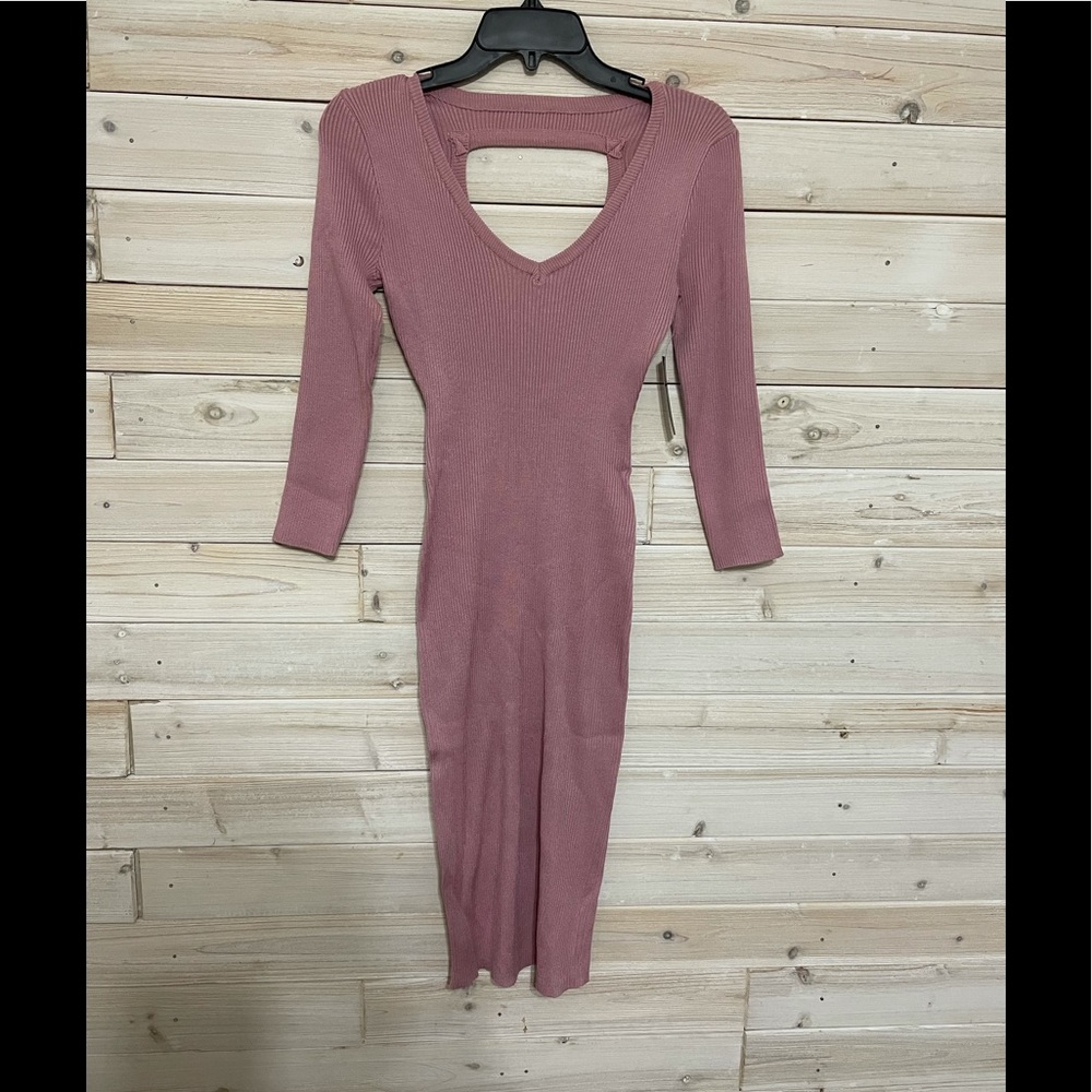 💕Dusty pink midi dress